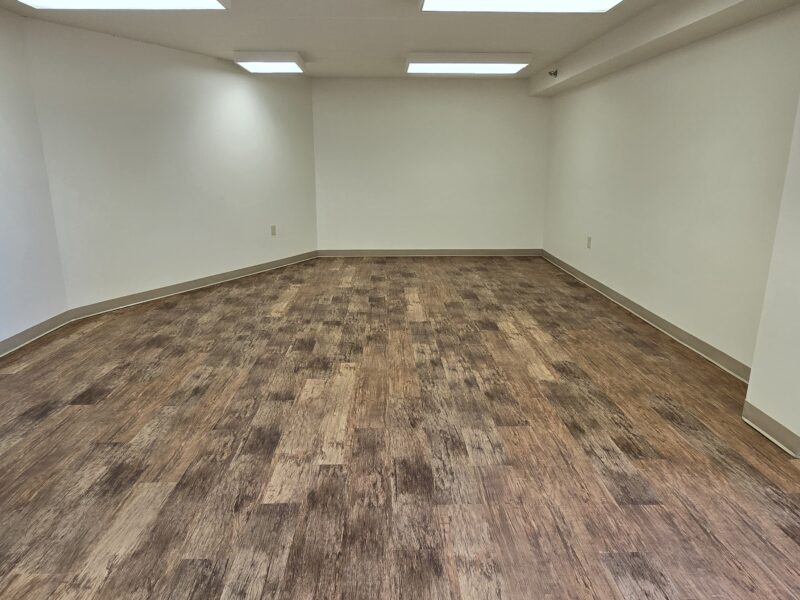 Commercial LVT flooring installation in Boston MA